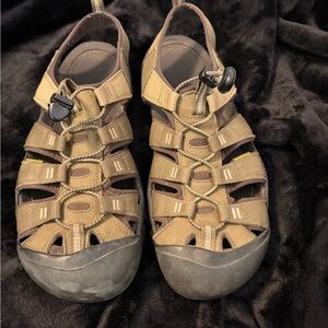 Keen Tan and Brown Men's Sandals